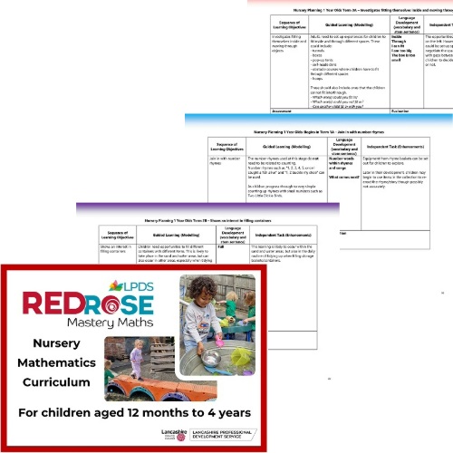 Red Rose Nursery Maths Curriculum (RES300)