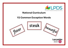 National Curriculum Y2 Common Exception Words (PBL015)